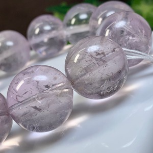 透高レア☆希少な20mm☆ラベンダーアメジスト・ブレスレット