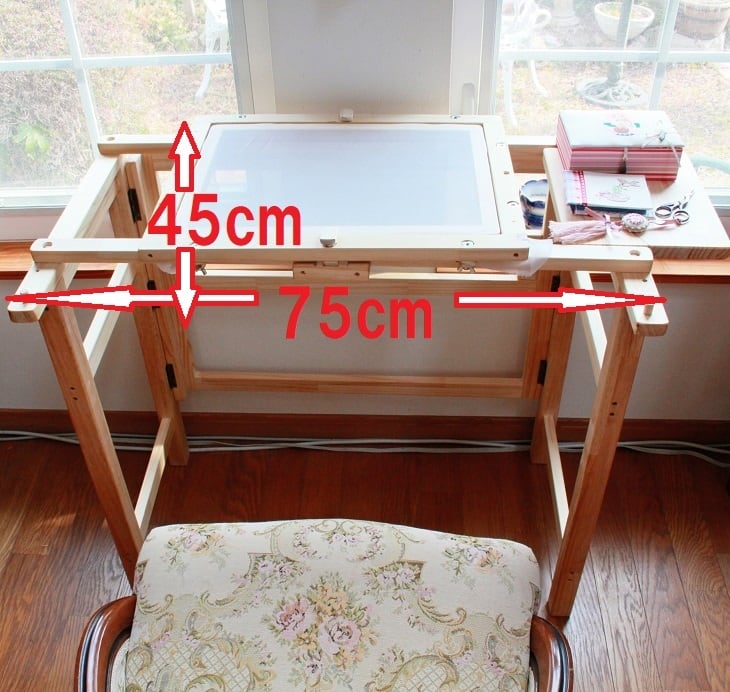 刺繍デスク D65【刺繍枠バー4800・ハーフテーブル3000付属