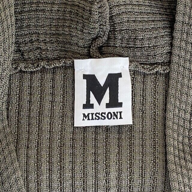 ミッソーニ MISSONI サイズ40 M ゴールド×ライトグレー×黒 レディース  