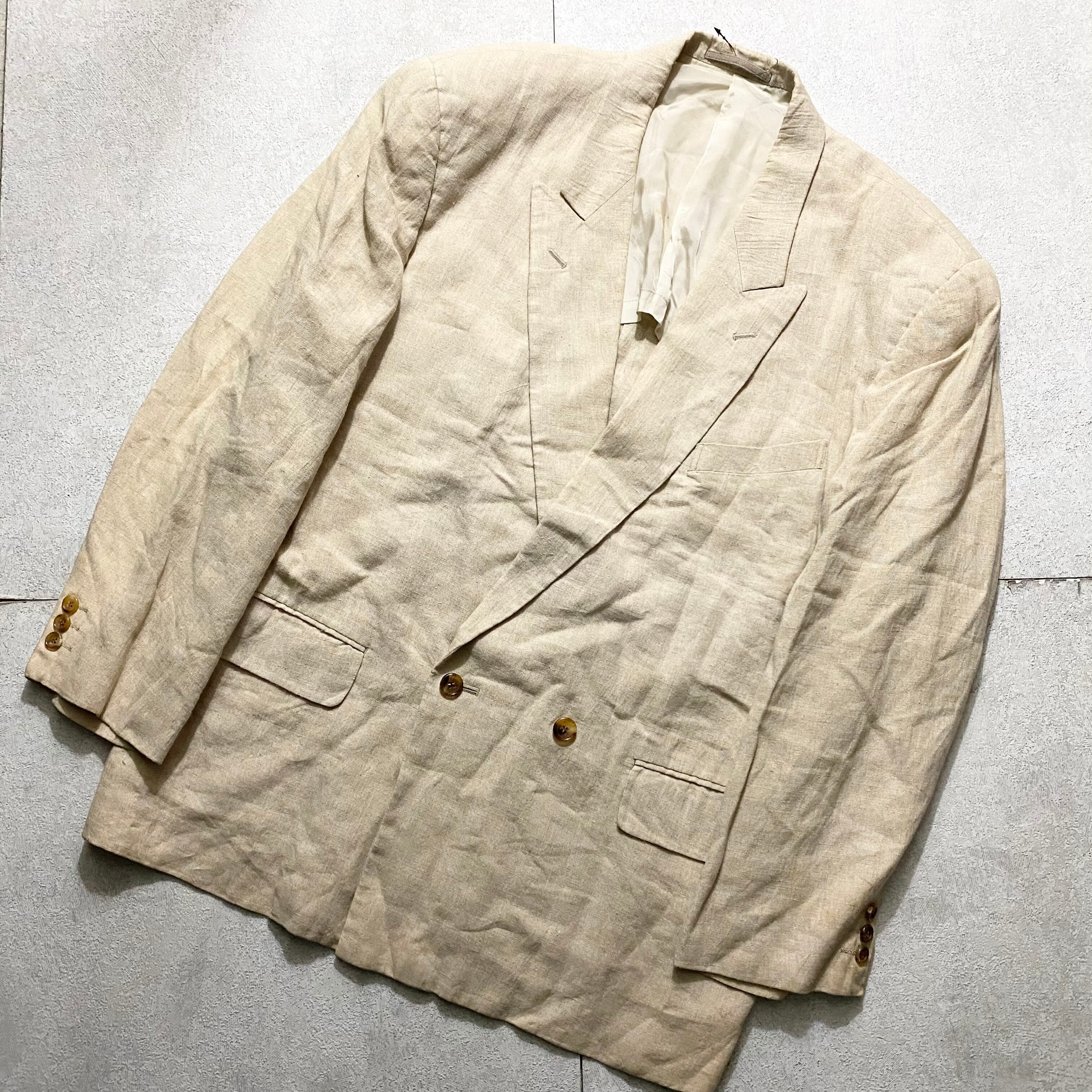 AD1992 COMME des GARCONS HOMME PLUS double breasted linen tailored 
