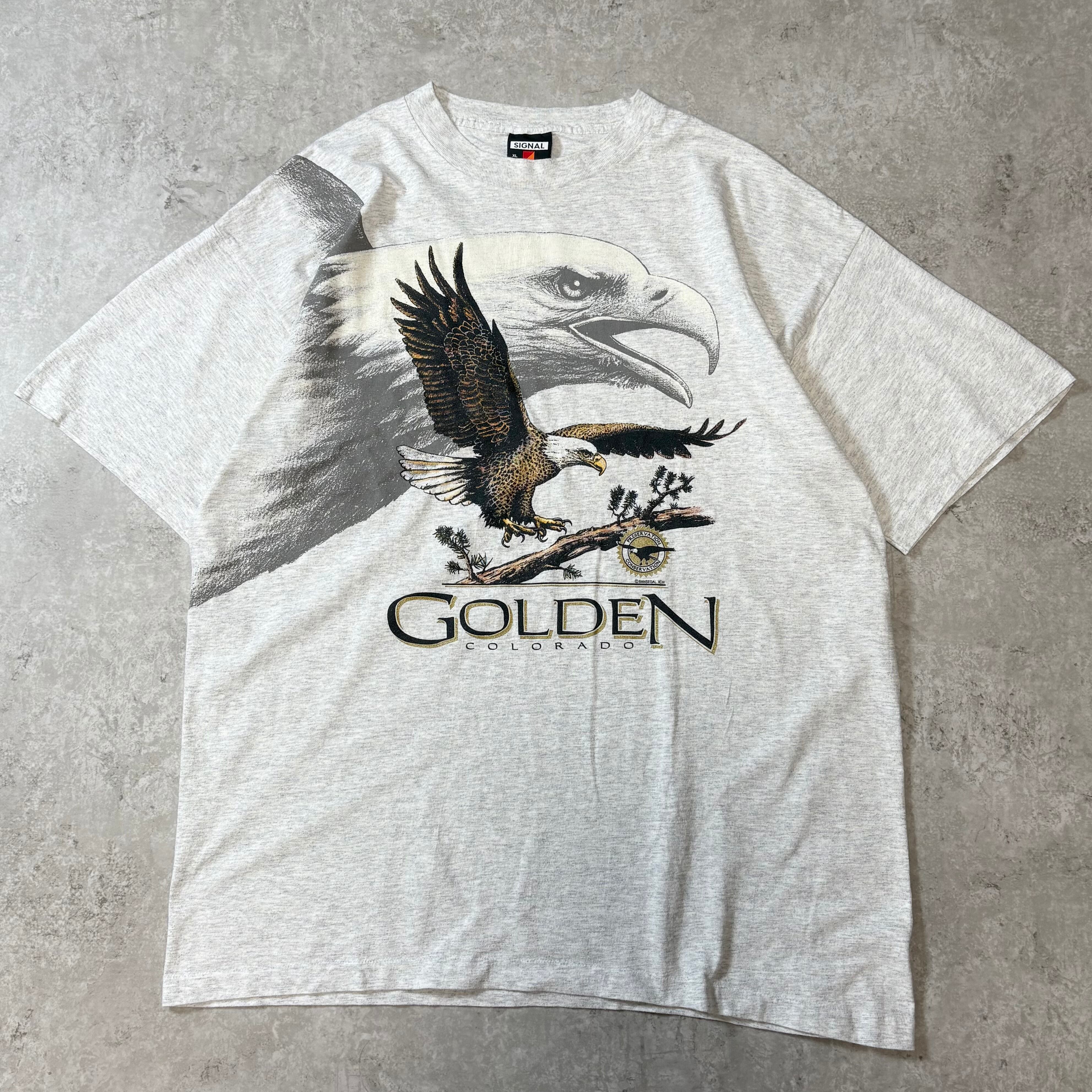 1990s "EAGLE" S/S T-shirt "Made in USA"