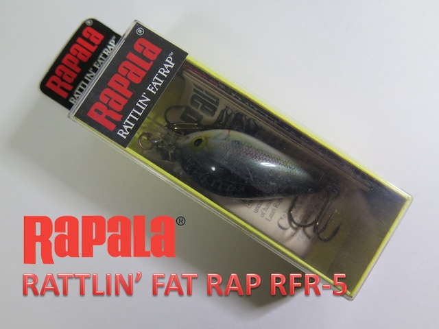 Rapala RATTLIN' FAT RAP RFR-5 ラパラ　ラトリン　ファットラップ　SHAD  FL-81-01