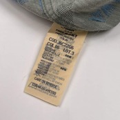 90s イタリア製 ARMANI JEANS アルマーニジーンズ 総柄 BD ボタンダウン 長袖シャツ L/グレー系 メンズ ビンテージ