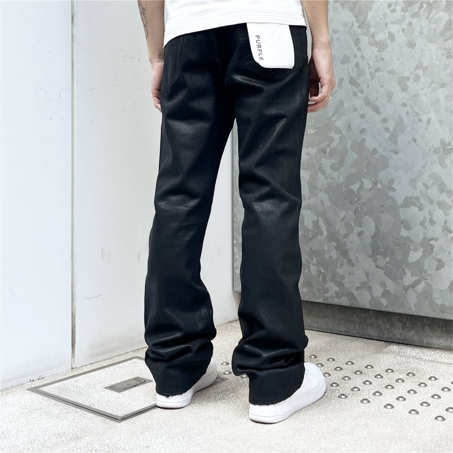 PURPLE BRAND / P026 Rinsed Black Foil | HOLICK