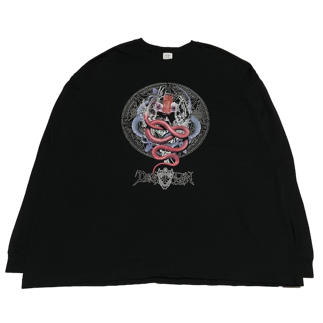 Destruction オーバーサイズL/S Tシャツ