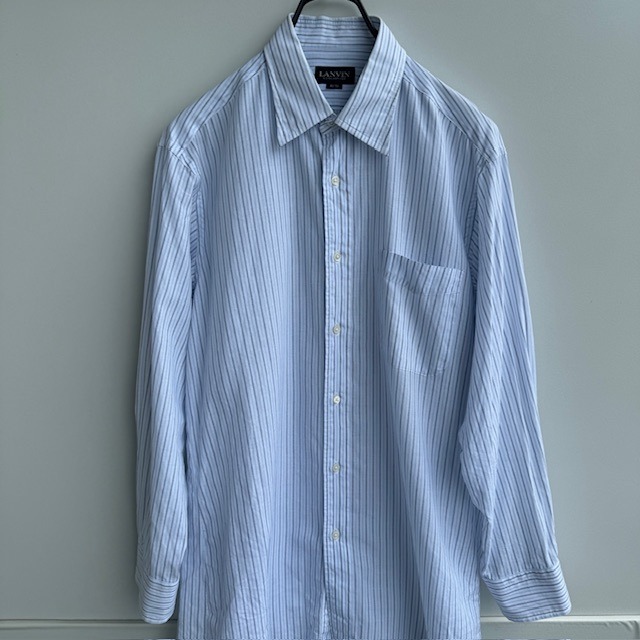 LANVIN ストライプシャツ コットン