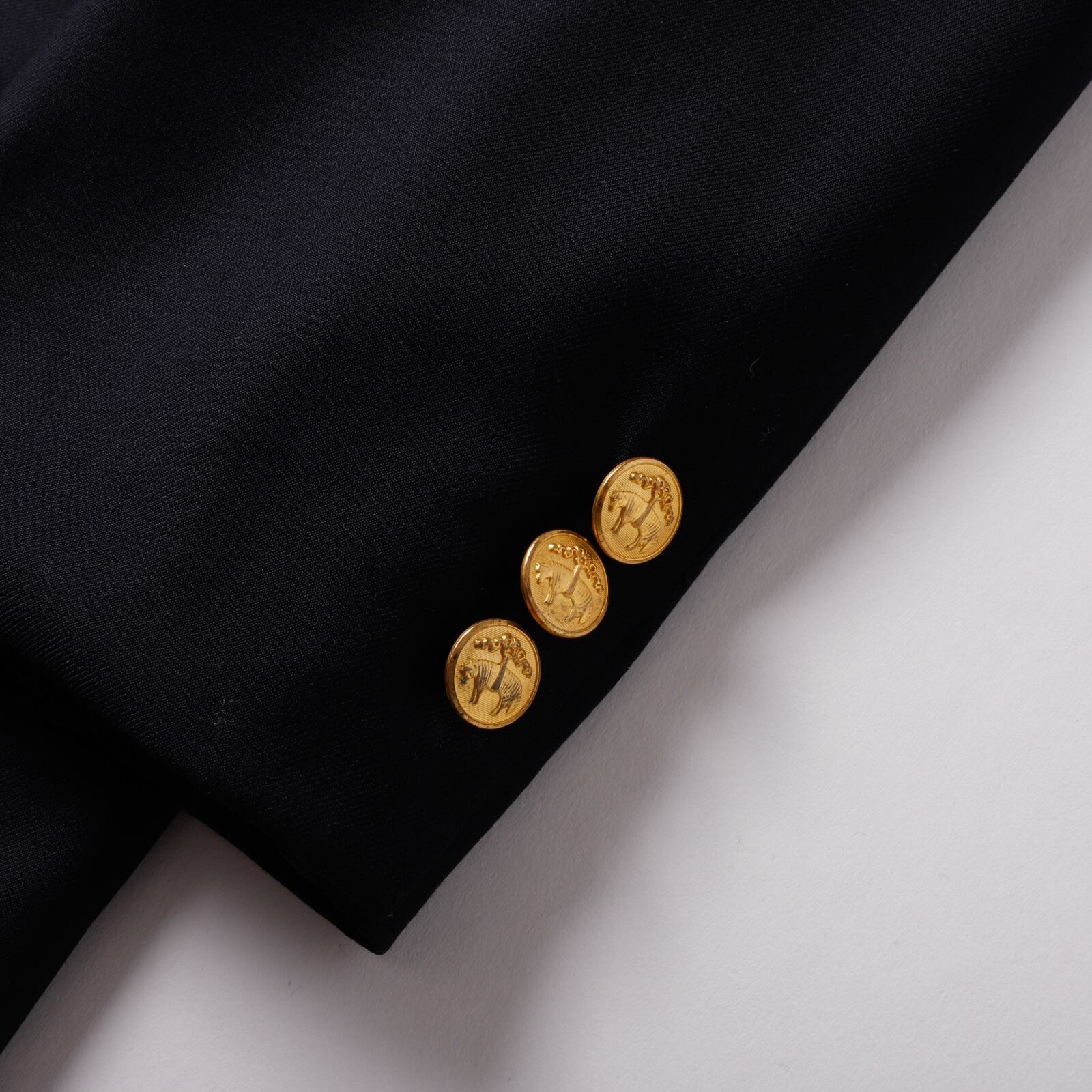 美品】BROOKS BROTHERS Loro Piana wool Navy blazer boys size18