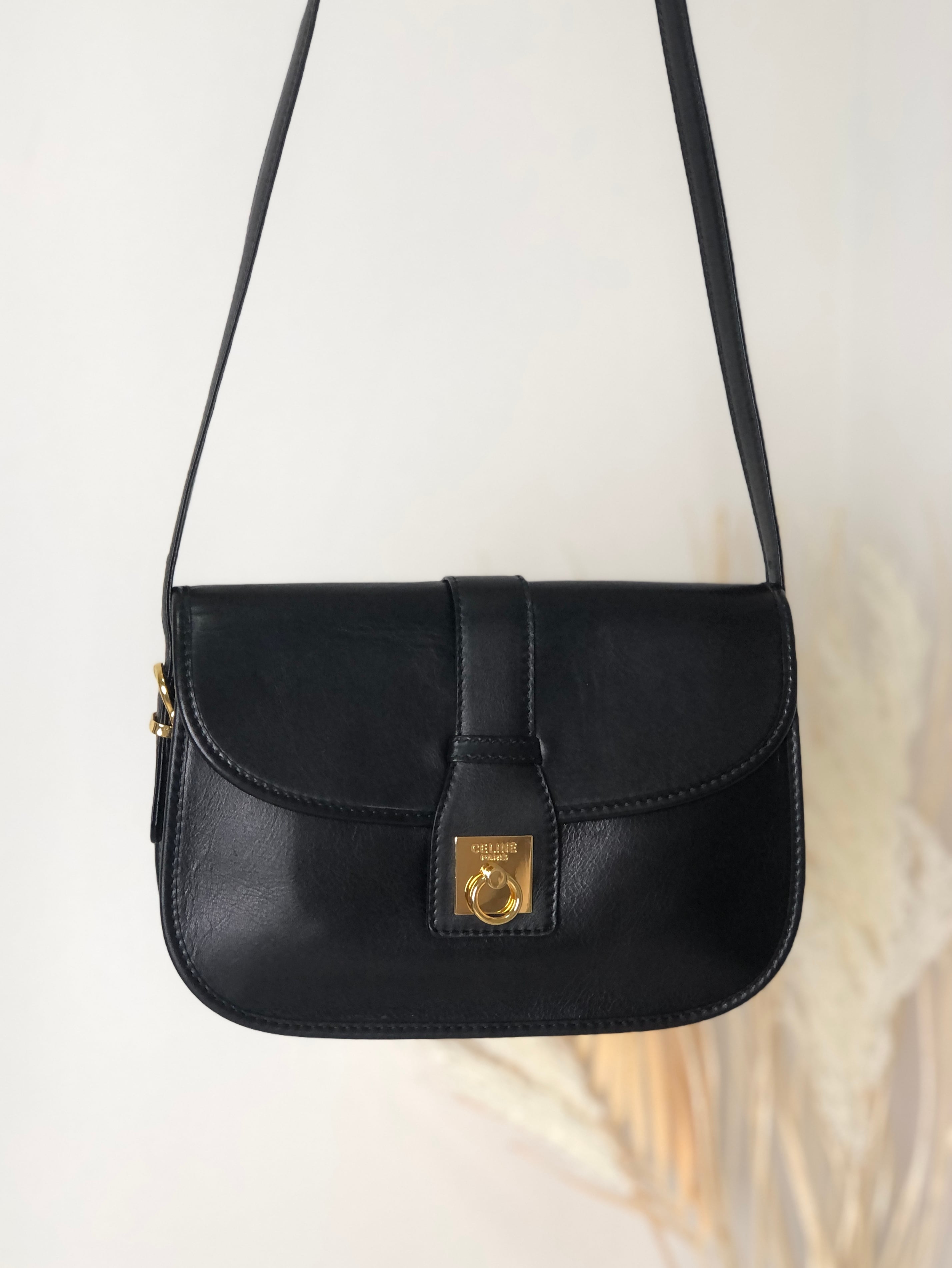 日本直送 名牌中古包 】CELINE セリーヌ ガンチーニ レザー ラウンド 