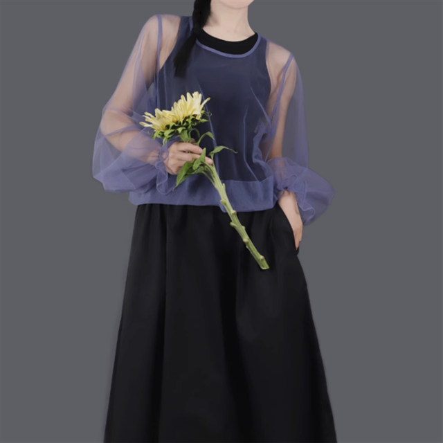 【Tea Tree】シアーボリュームトップス　4color　10865