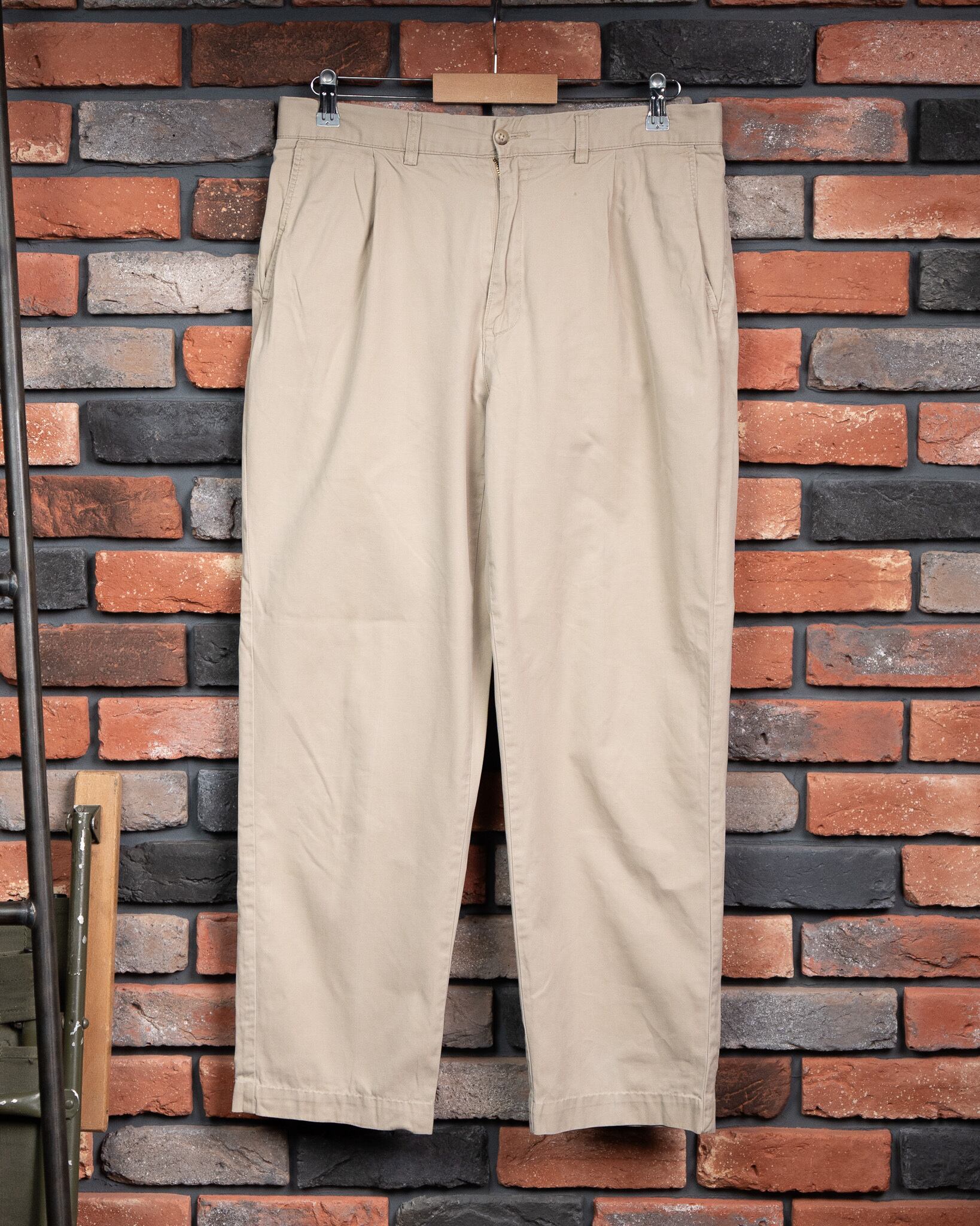 polobyralphlaurenANDREWラルフローレンポロチノW34 00s ポロ ラルフローレン ANDREW PANT ツータック コットン