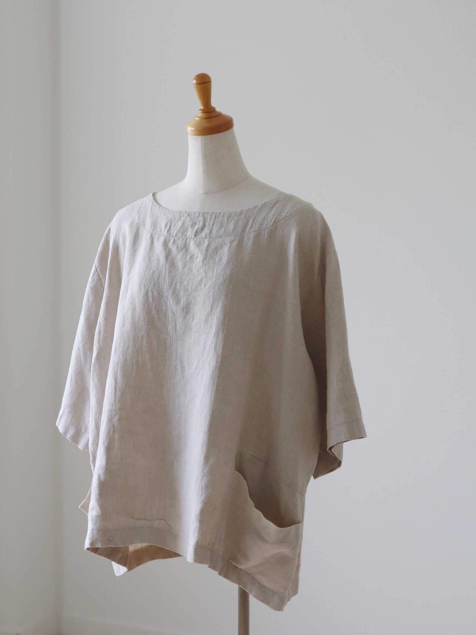 Linen 100% relax pullover tops