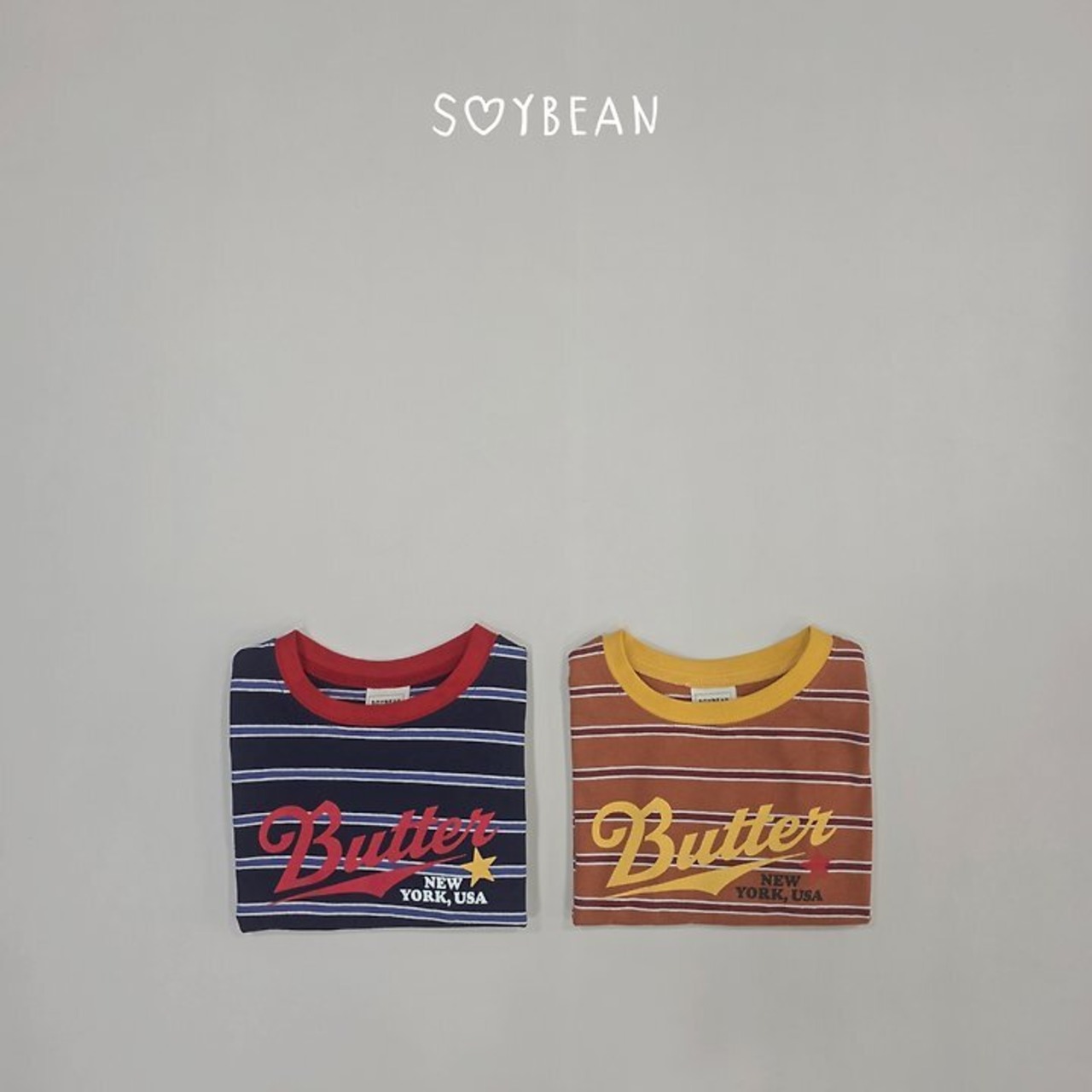 【取寄】SOYBEAN ソフトバイカラー上下セット｜秋服｜韓国子供服｜ 26/AT