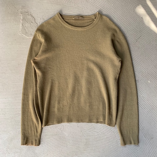 80's Y's for men / Wool knit sweater