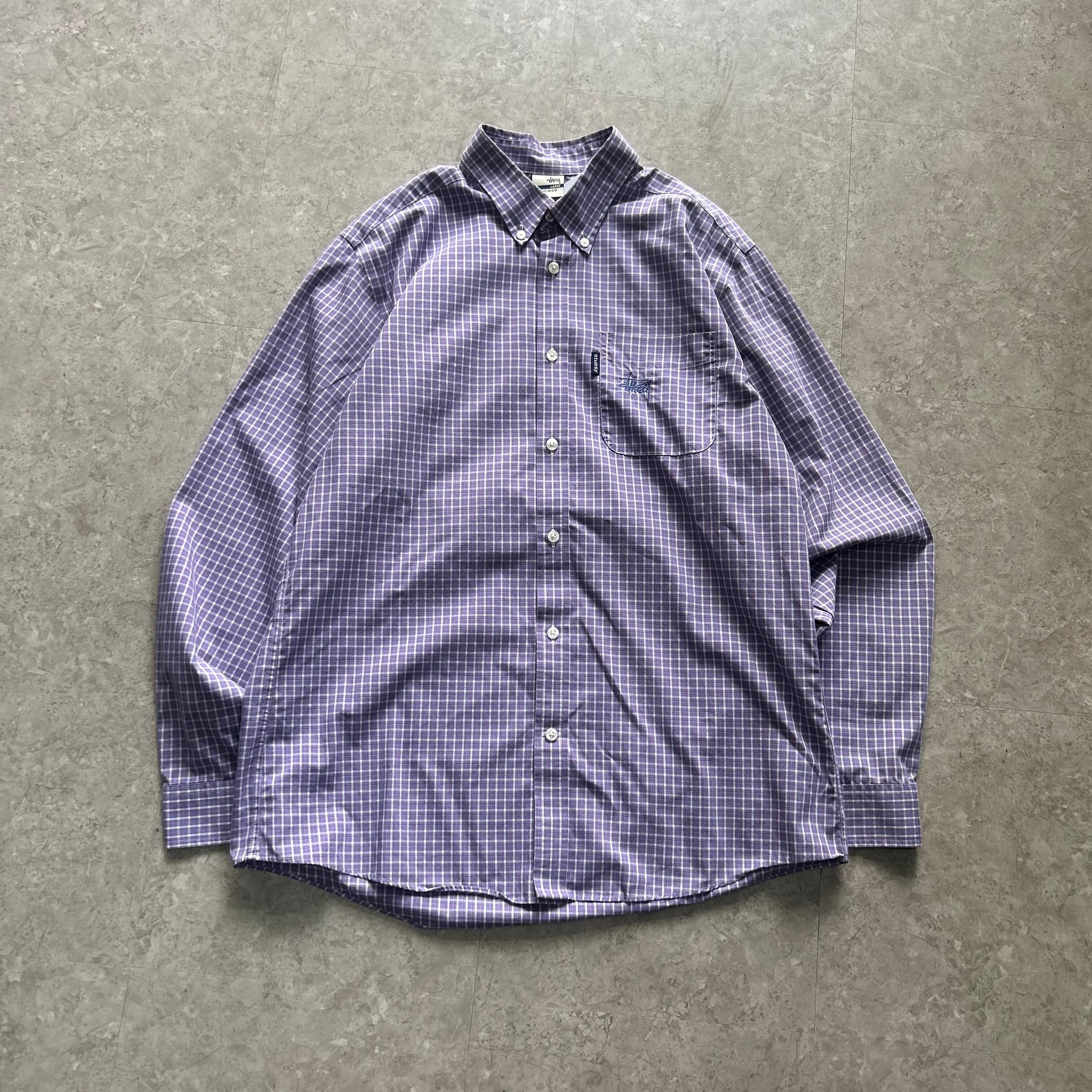 2000s Bootleg STUSSY B/D check shirt 【仙台店】