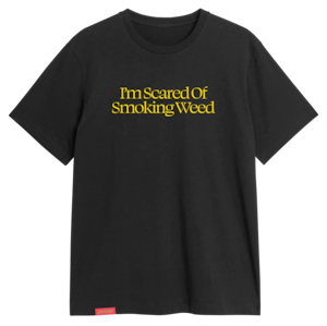 JACUZZI SCARED WEED S/S PREMIUM T-SHIRT BLACK