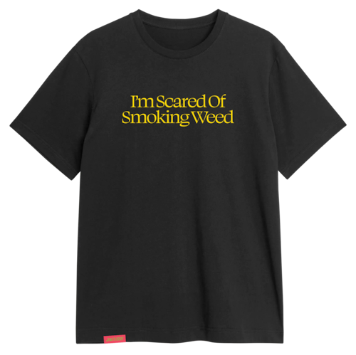JACUZZI SCARED WEED S/S PREMIUM T-SHIRT BLACK