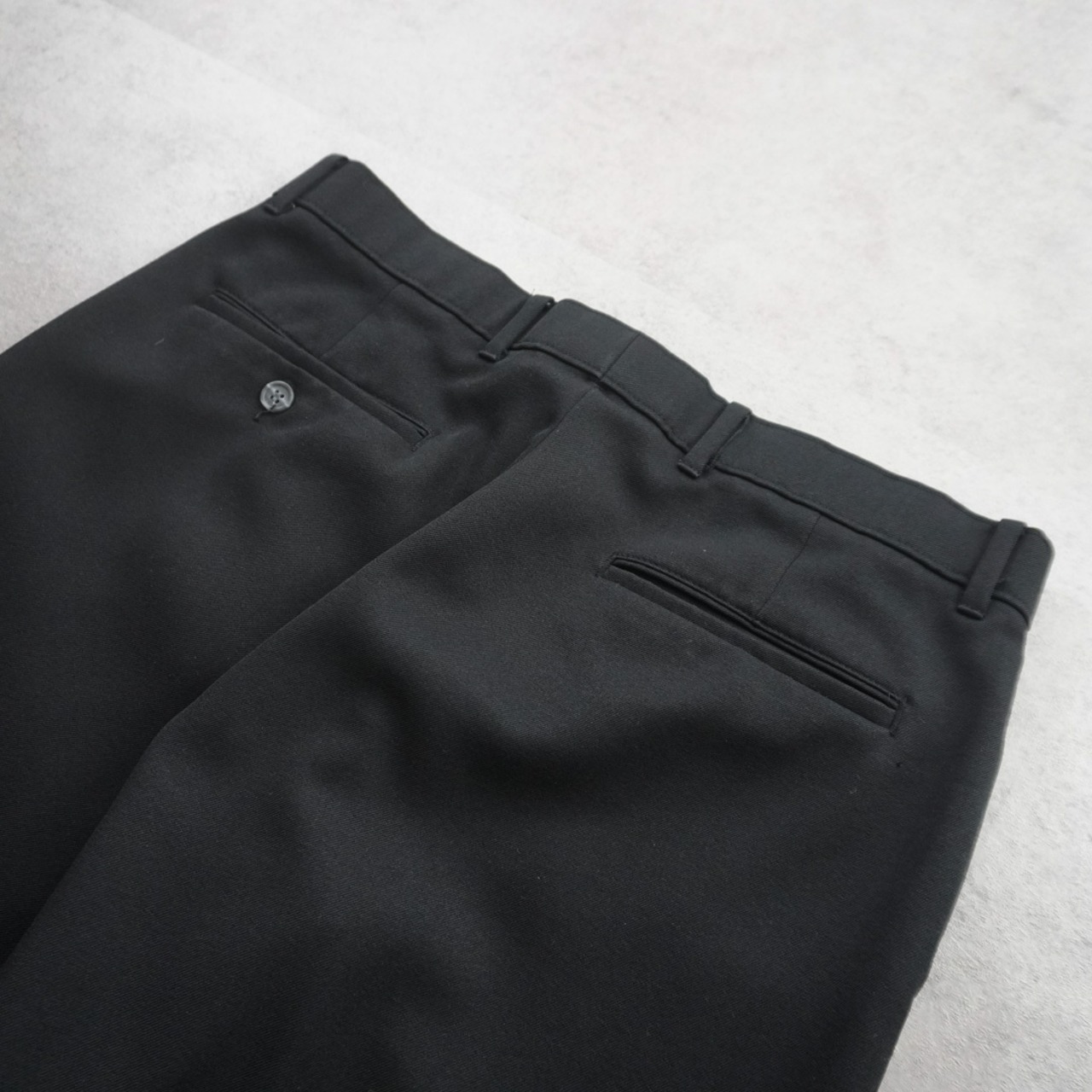 00s Levi's ACTION SLACKS BLACK [W33L28相当] 古着 - 6