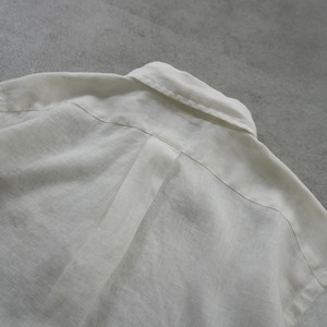 Ralph Lauren Linen Panel Print S/S BD Shirt  [M] 古着