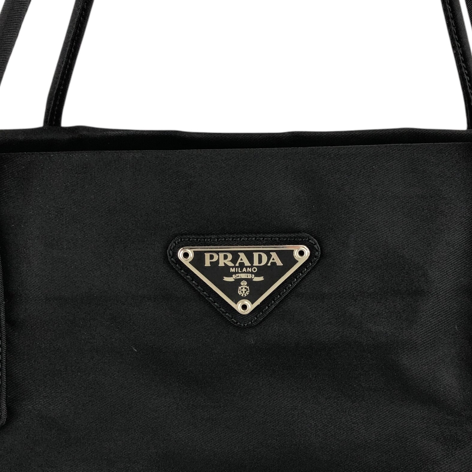 PRADA プラダ トートバッグ ブラック トライアングルロゴ ナイロン