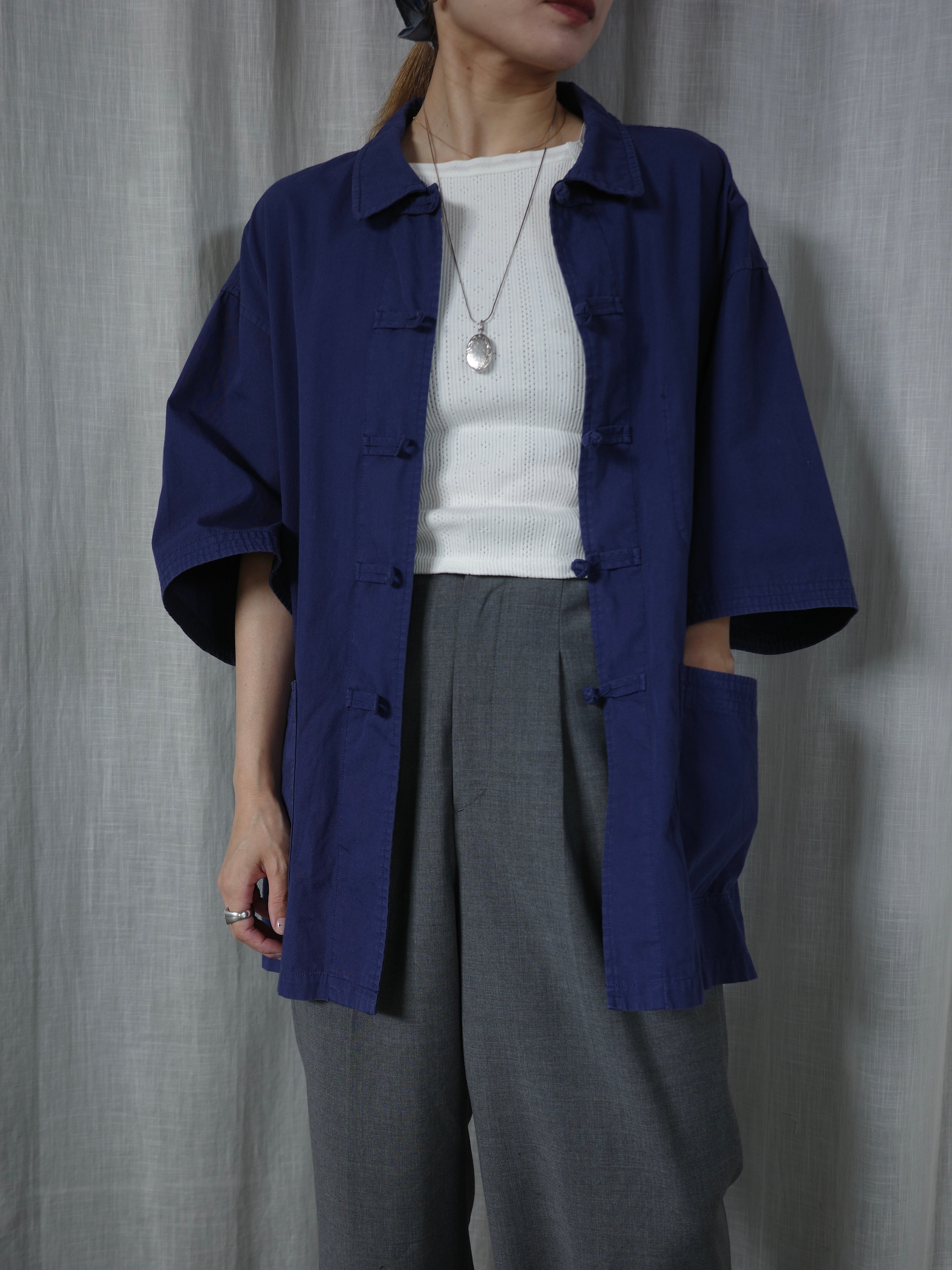 <vintage>cotton china over shirt