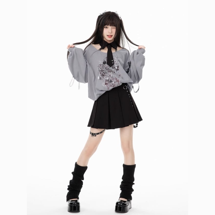 地雷系可愛い❤ミニスカート シンプルお洒落コーデ 地雷系可愛い❤ミニスカート シンプルお洒落コーデ - メルカリ