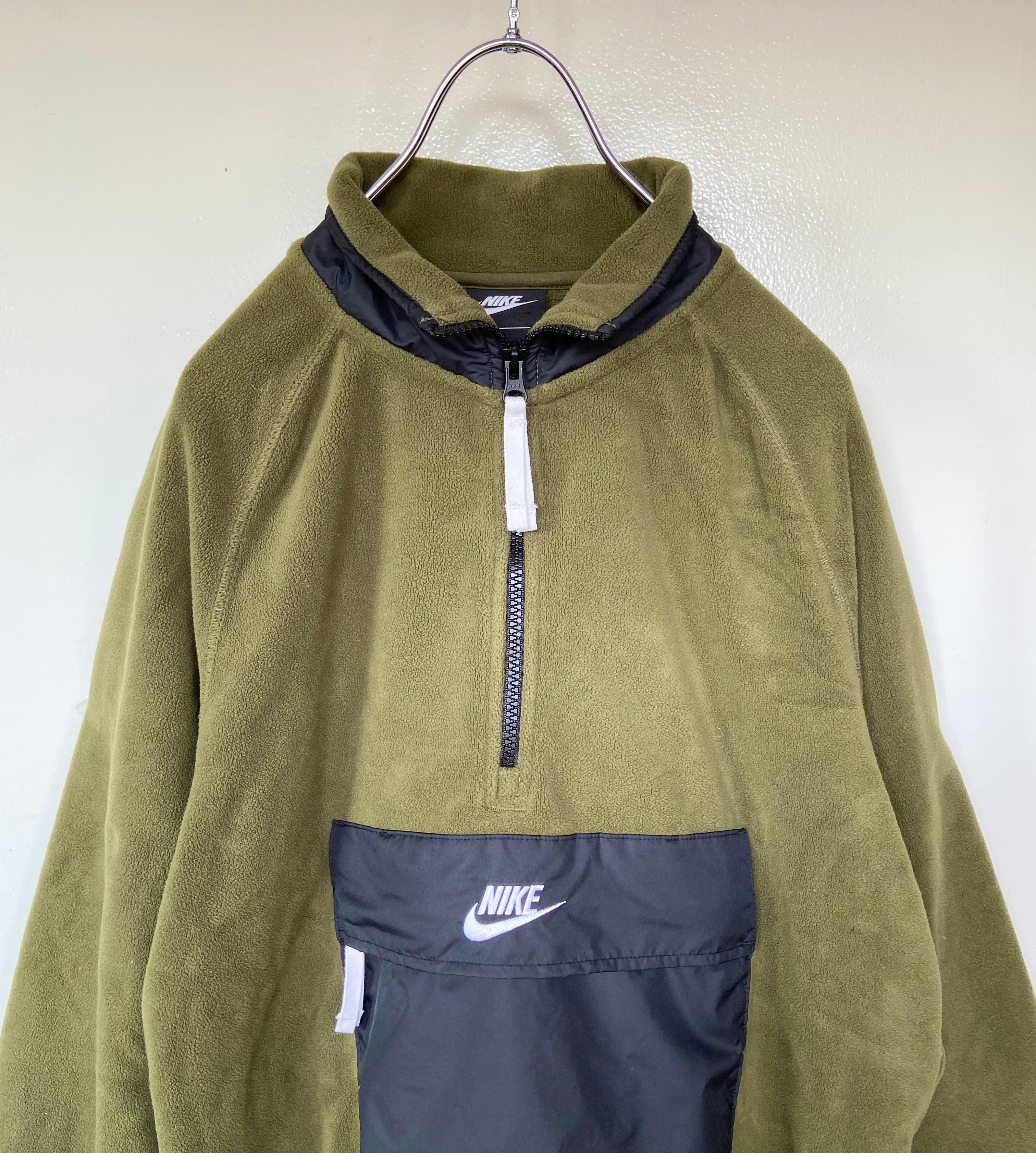 ハーフジップNIKE ハーフジップボアフリース Lサイズ - ブルゾン