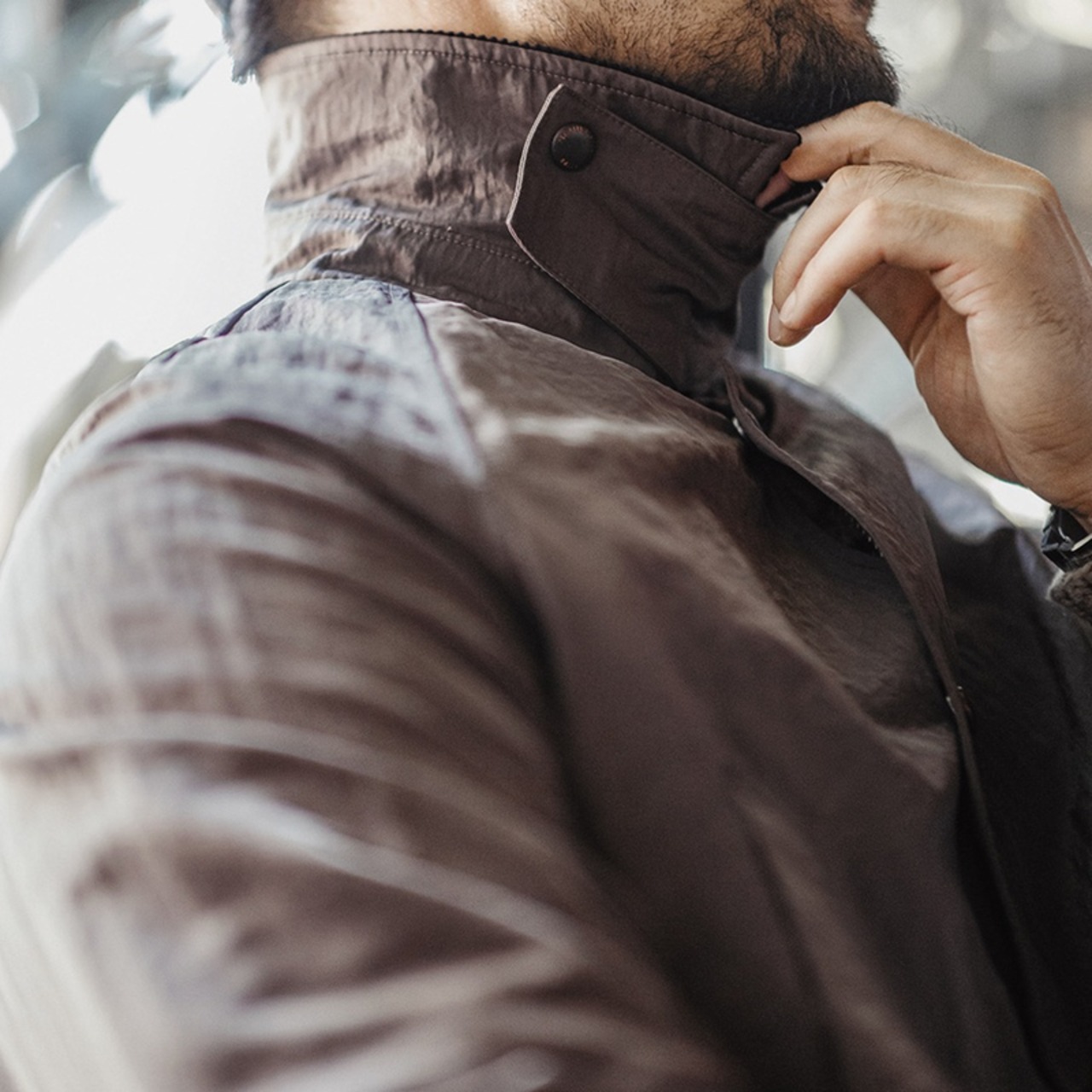 Hunting Coat Long Sleeve Hidden Placket ◇2color H0146