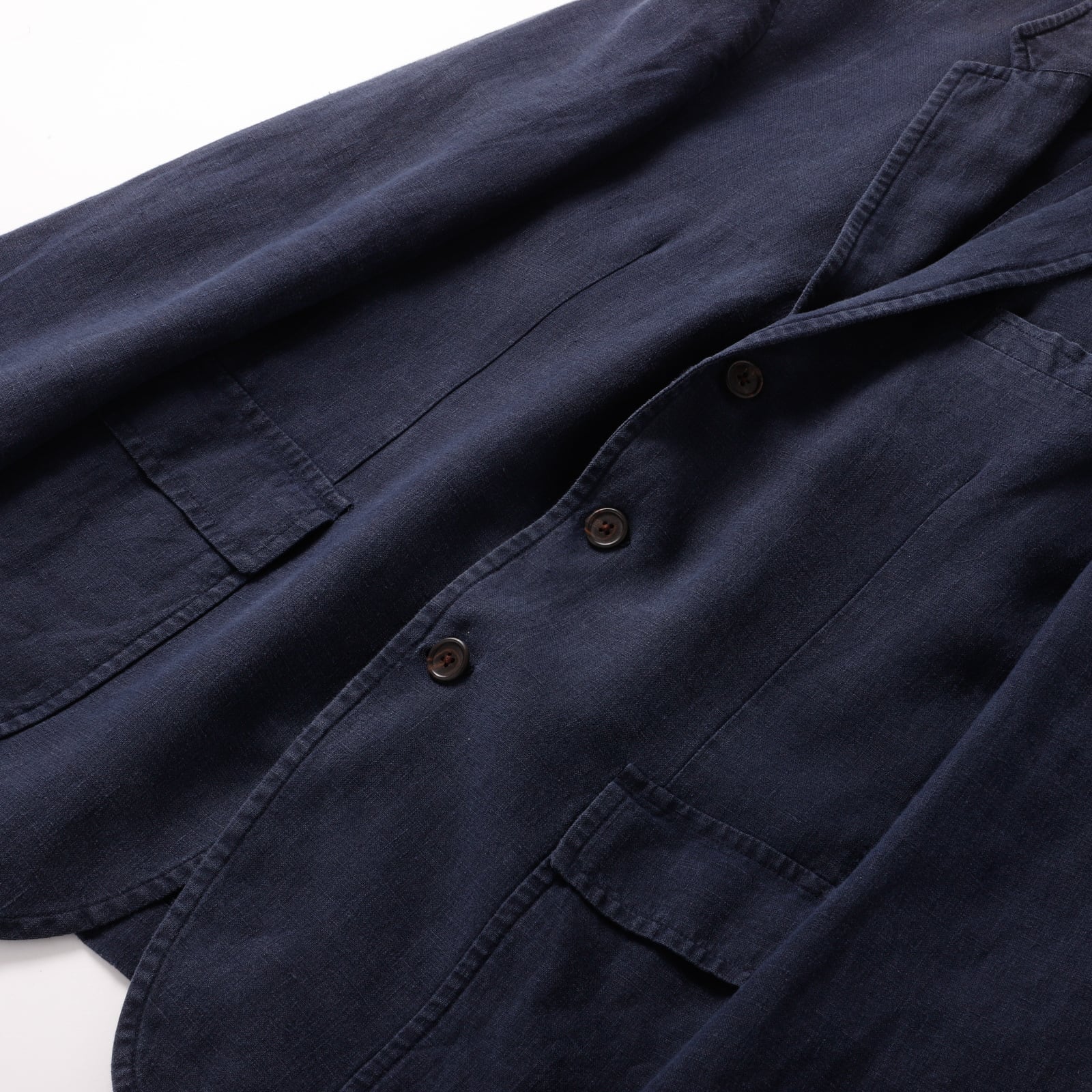 美品】Ralph Lauren special linen Jacket navy blazer made in Italy