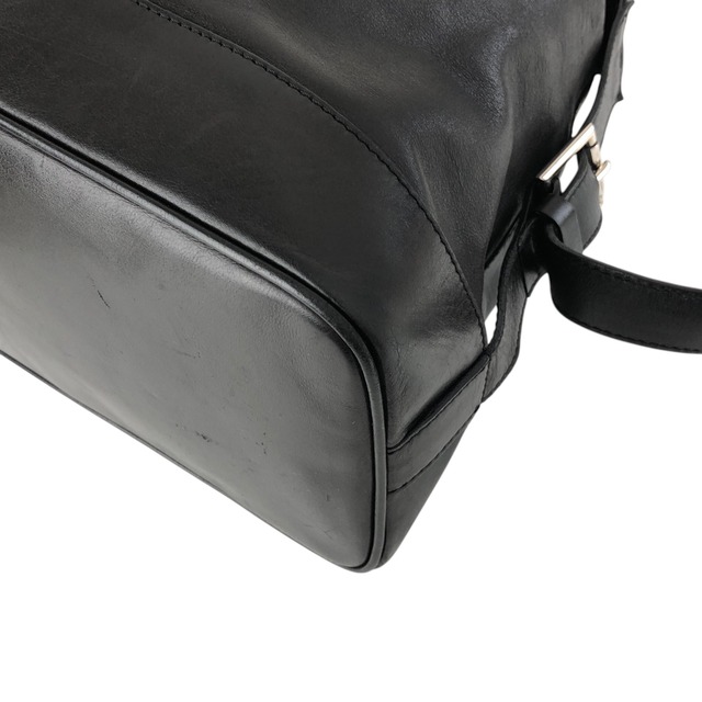 CELINE セリーヌ ハンドバッグ ブラック トリオンフ レザー プレートロゴ vintage ヴィンテージ オールド 5y5pjn