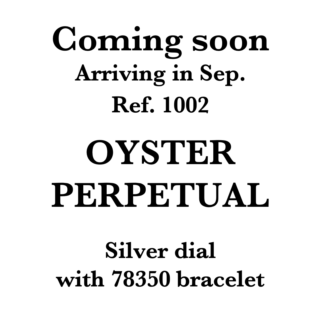 Rolex Oyster Perpetual 1002 (R******) Silver Dial