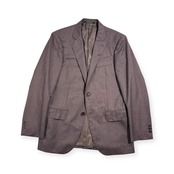 green label relaxing グリーンレーベルリラクシング REDA VALLEMOSSO イタリア製生地 千鳥柄 ウール テーラードジャケット 44/ブラウン系 メンズ