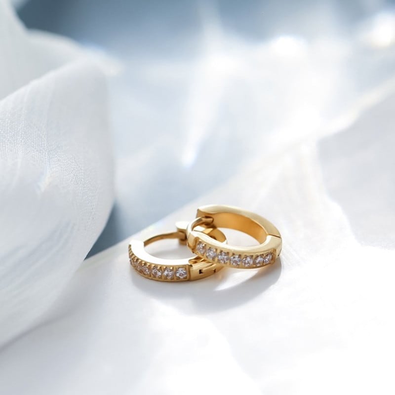 スモールフープピアス Me1640