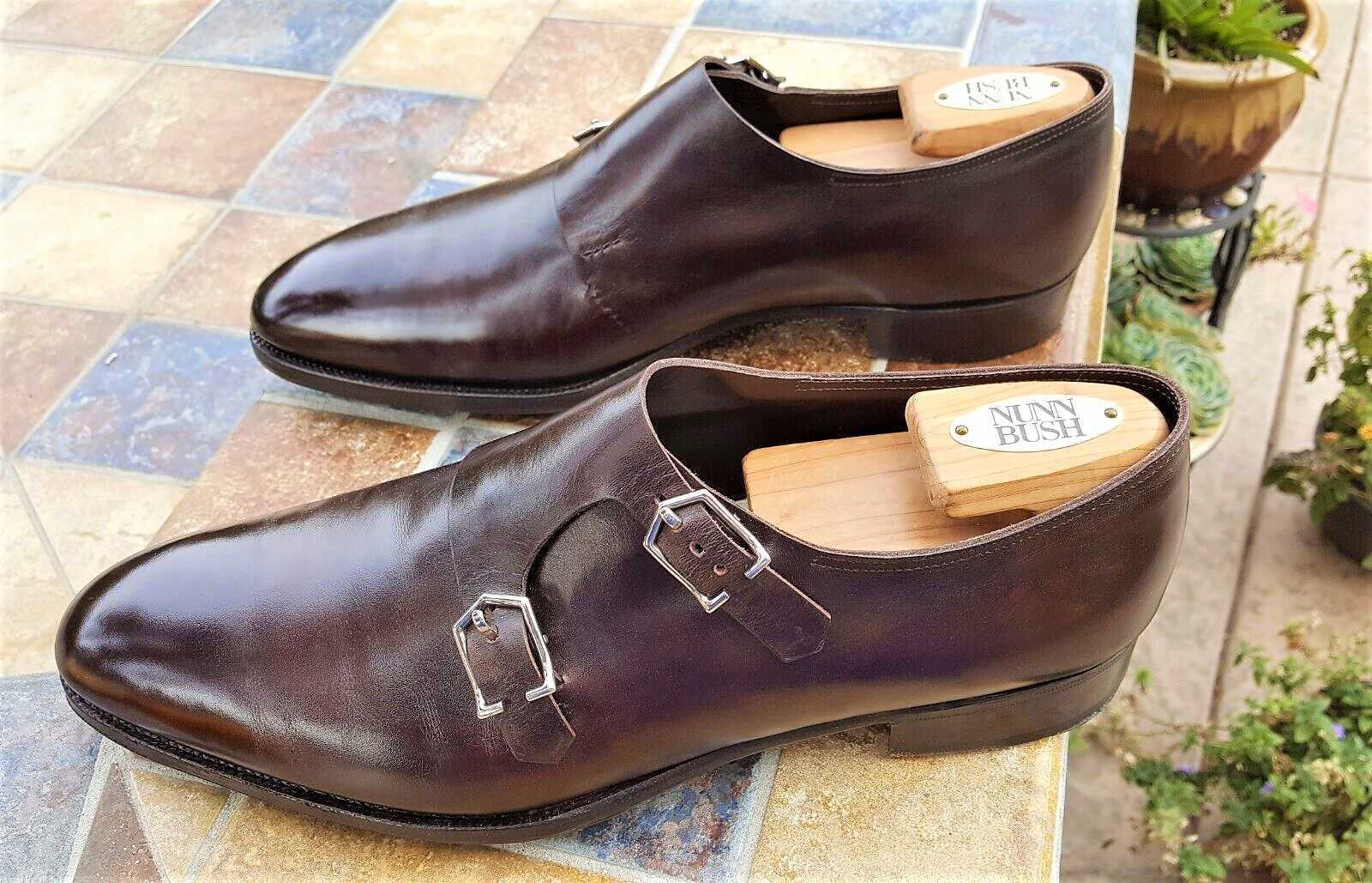 【美品】ジョンロブ　革靴　2010年 イヤーモデル　ダブルモンク　7E　ブラック 美品】ジョンロブ 革靴 2010年 イヤーモデル ダブルモンク 7E ブラック