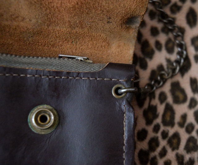 60s VINTAGE TRUCKER WALLET CHOCO BROWN