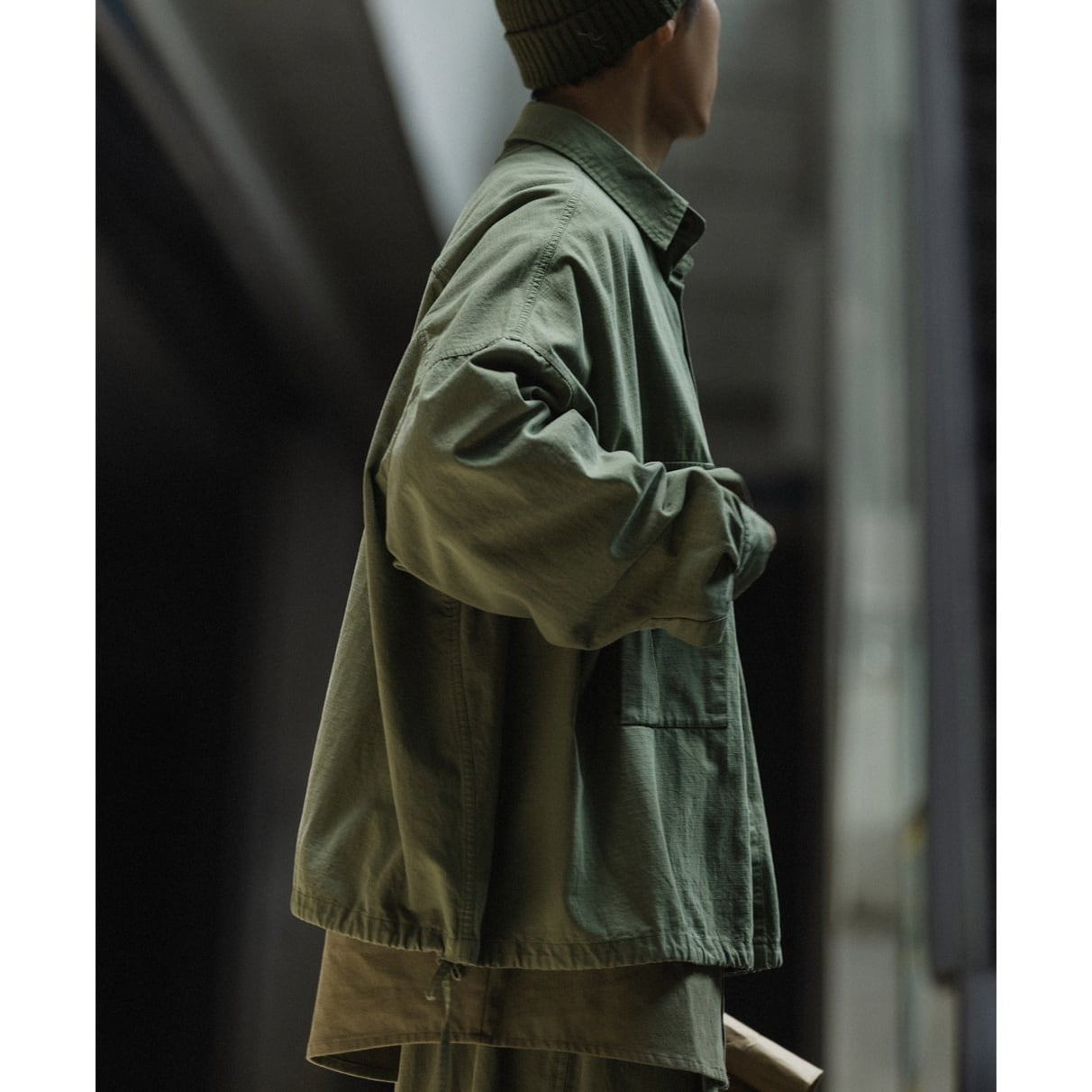 ルーズ ミリタリーシャツジャケット a-0644 | PATH