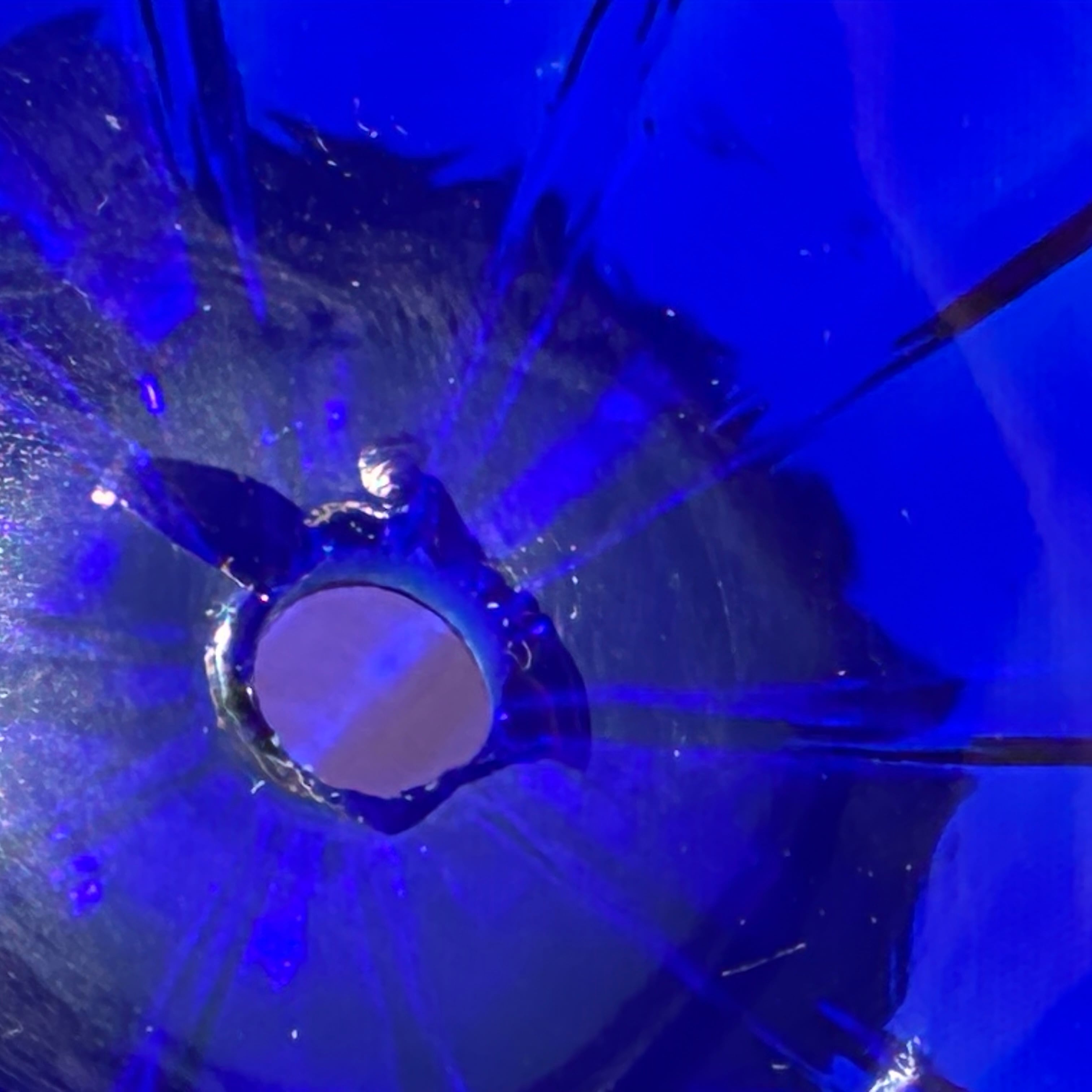 Ystad Metall / イースタッドメタル 真鍮製 キャンドルホルダー ブルー