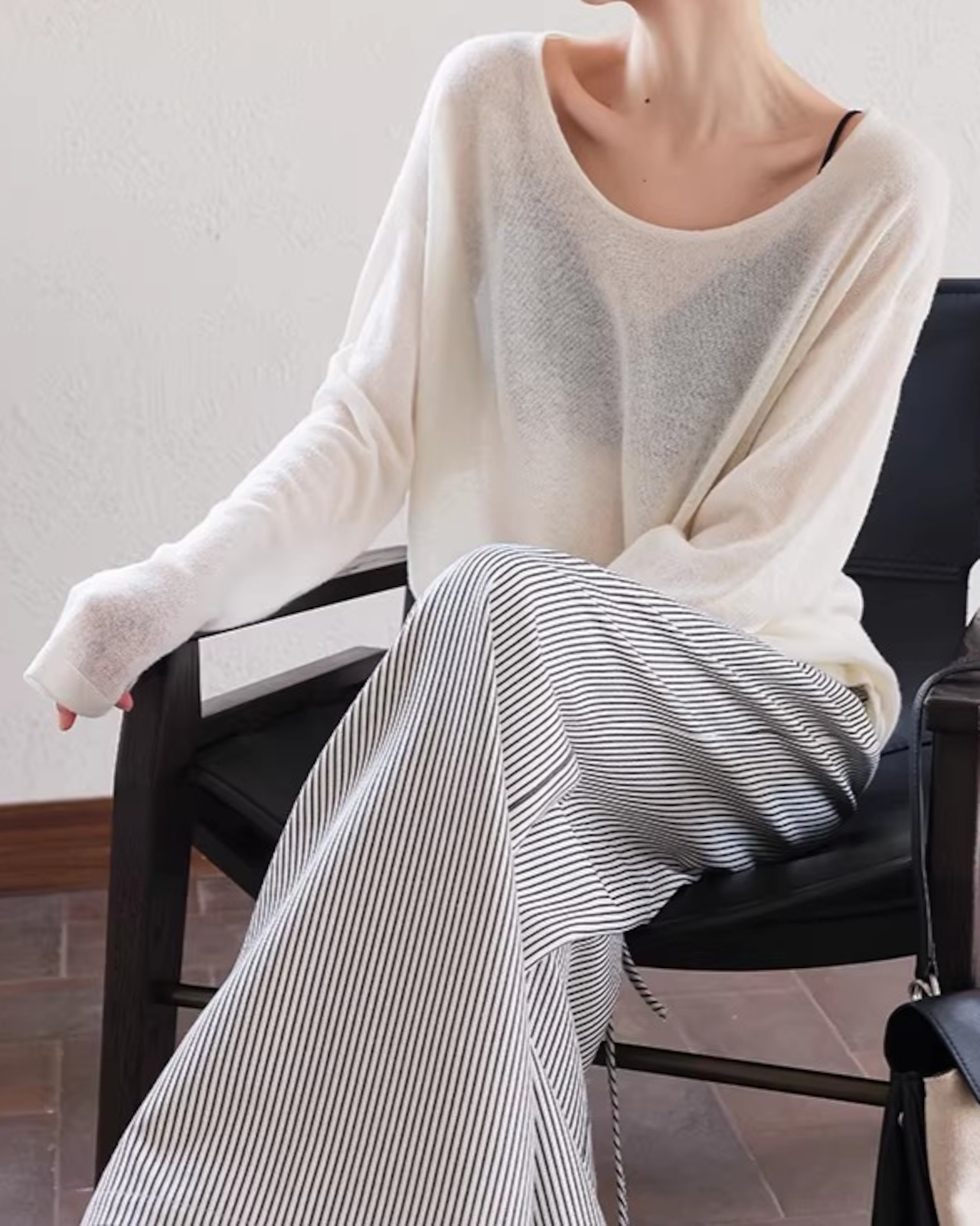 Long Sleeve Dolman Sleeve Drop Shoulder Knit L0043