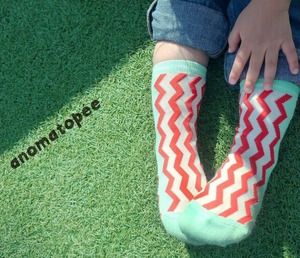 anomatopee socks 【気合いだGIZAGIZAギザギザ】 アノマトペ　ソックス　靴下　S〜L(13cm〜24cm)
