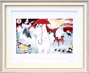 ムーミン 北欧 Putinki「ムーミントロール 7」送料無料 フレーム選択可能 展示用フック付アートポスター 絵画 インテリア アート