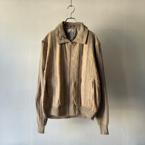 -Peter Et Jon- suède switching design knit jacket