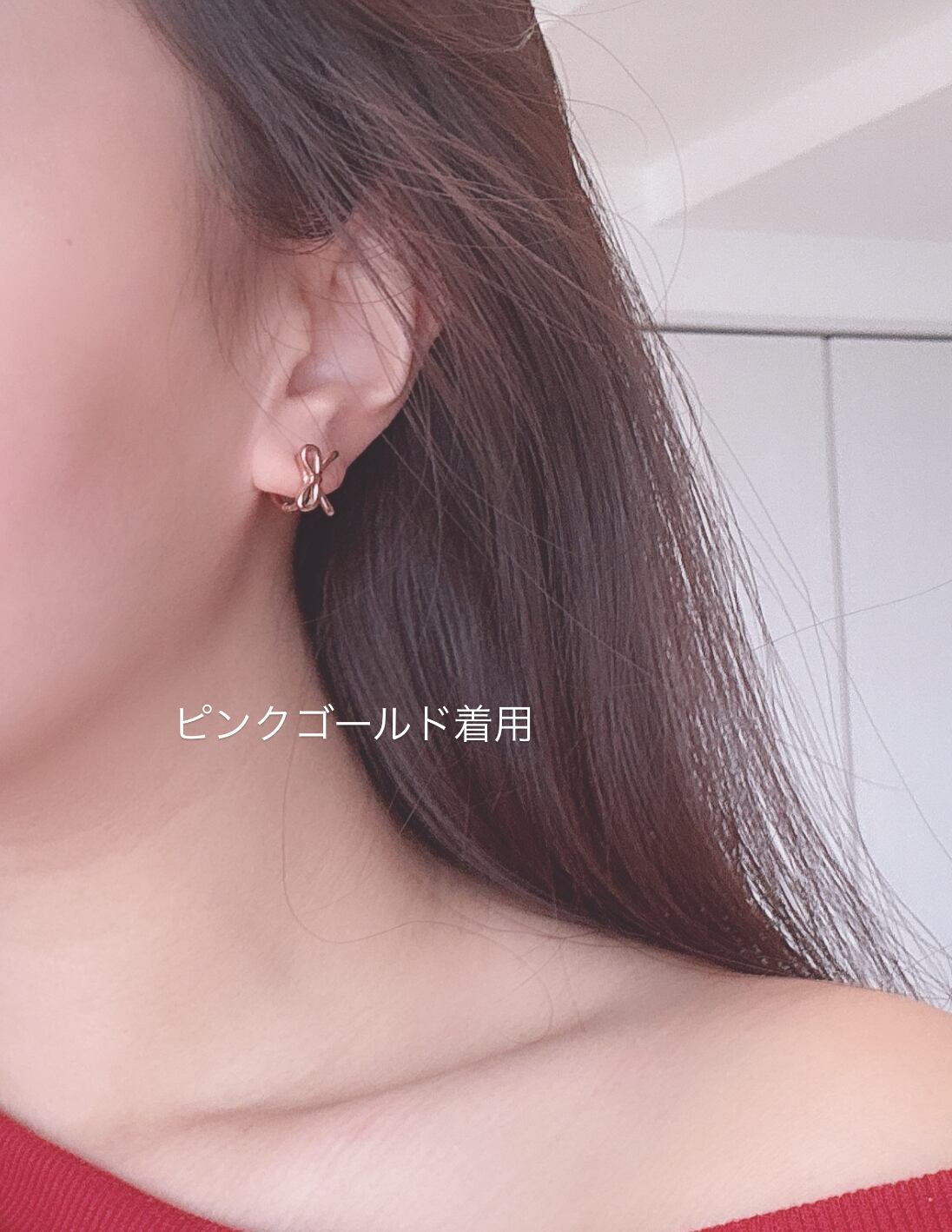 リボンフープピアス [280] | SASSY ANGEL