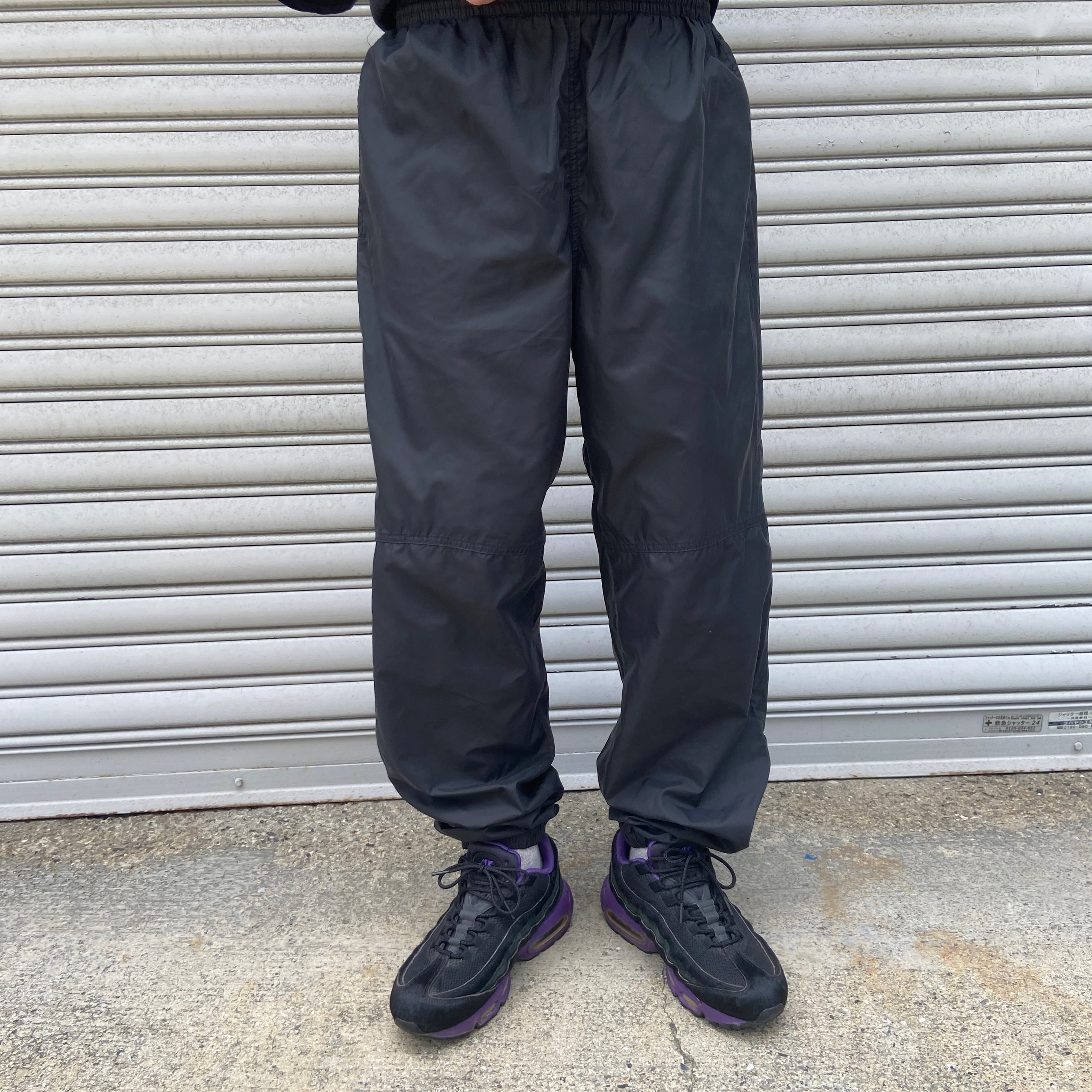 90s NIKE ナイキ スウェット スウォッシュロゴ XXL ブラック