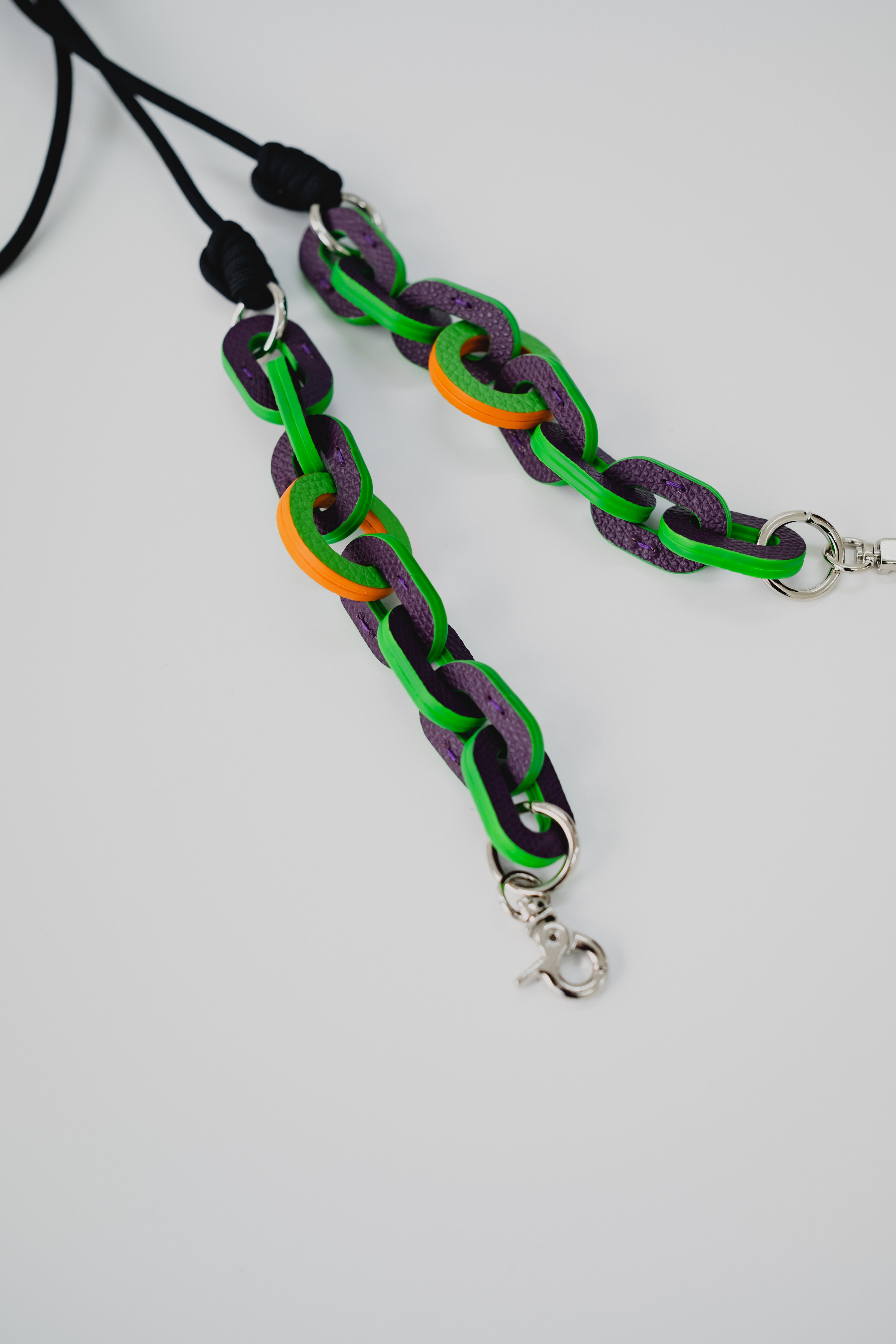 RADIO EVA × 01u10】leather chain strap | 01u10