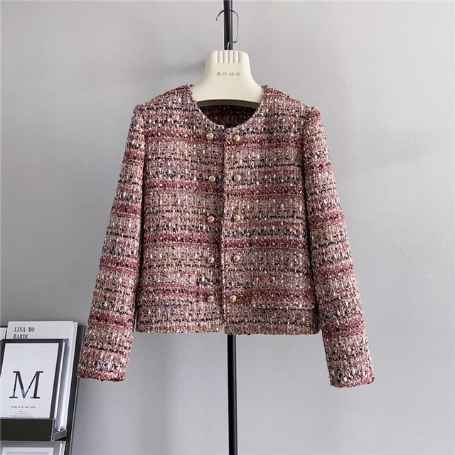 Mix tweed jacket　M4894