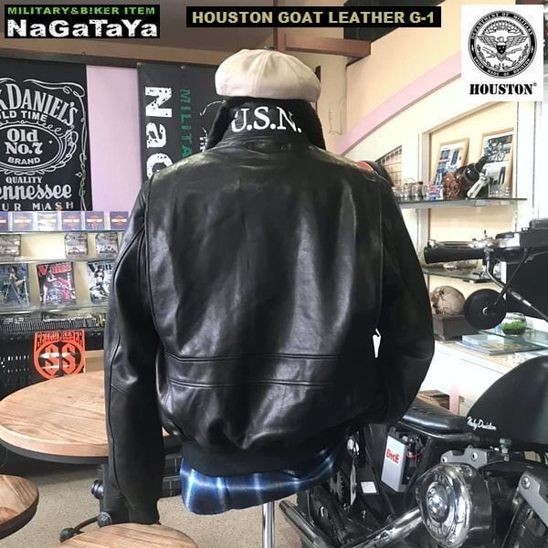 HOUSTON ヒューストン GOAT LEATHER G-1 ゴートレザーG-1 本革 レザー