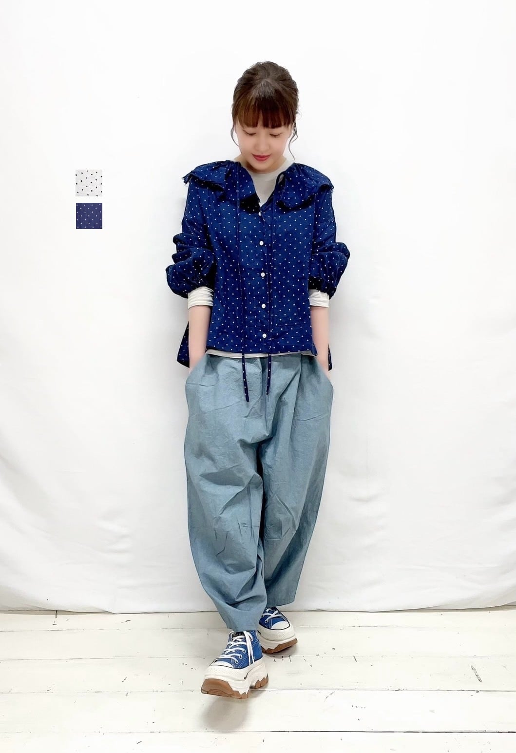 新品タグ 未着 Gauze# ガーゼ オリジナルプリントフリルプルオーバー Gauze# ガーゼ - toritoRu