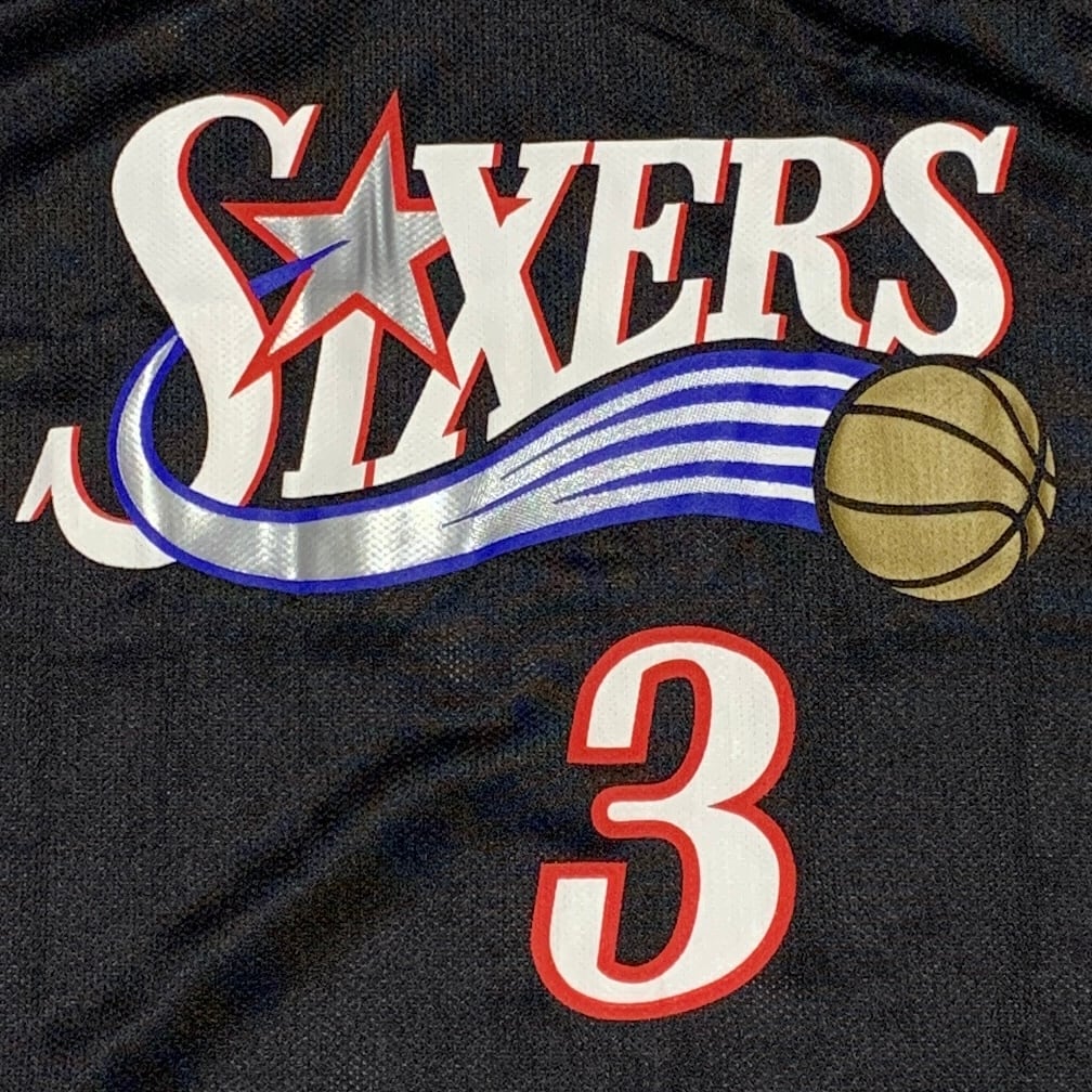 ９０S NBA ７６ers Allen Iverson/アレン アイバーソン チャンピオン製 ...