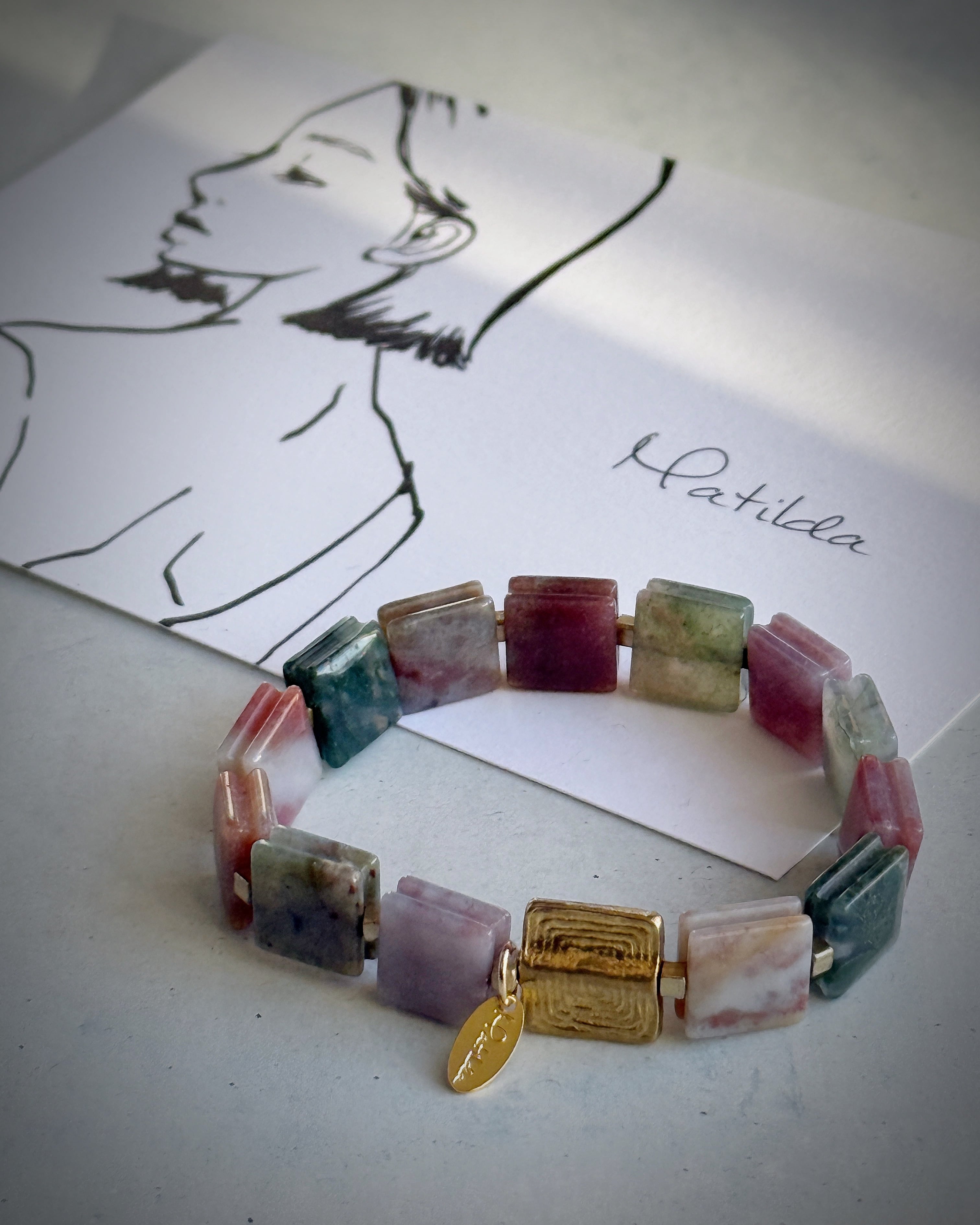 tumble bracelet(インディアンアゲート)