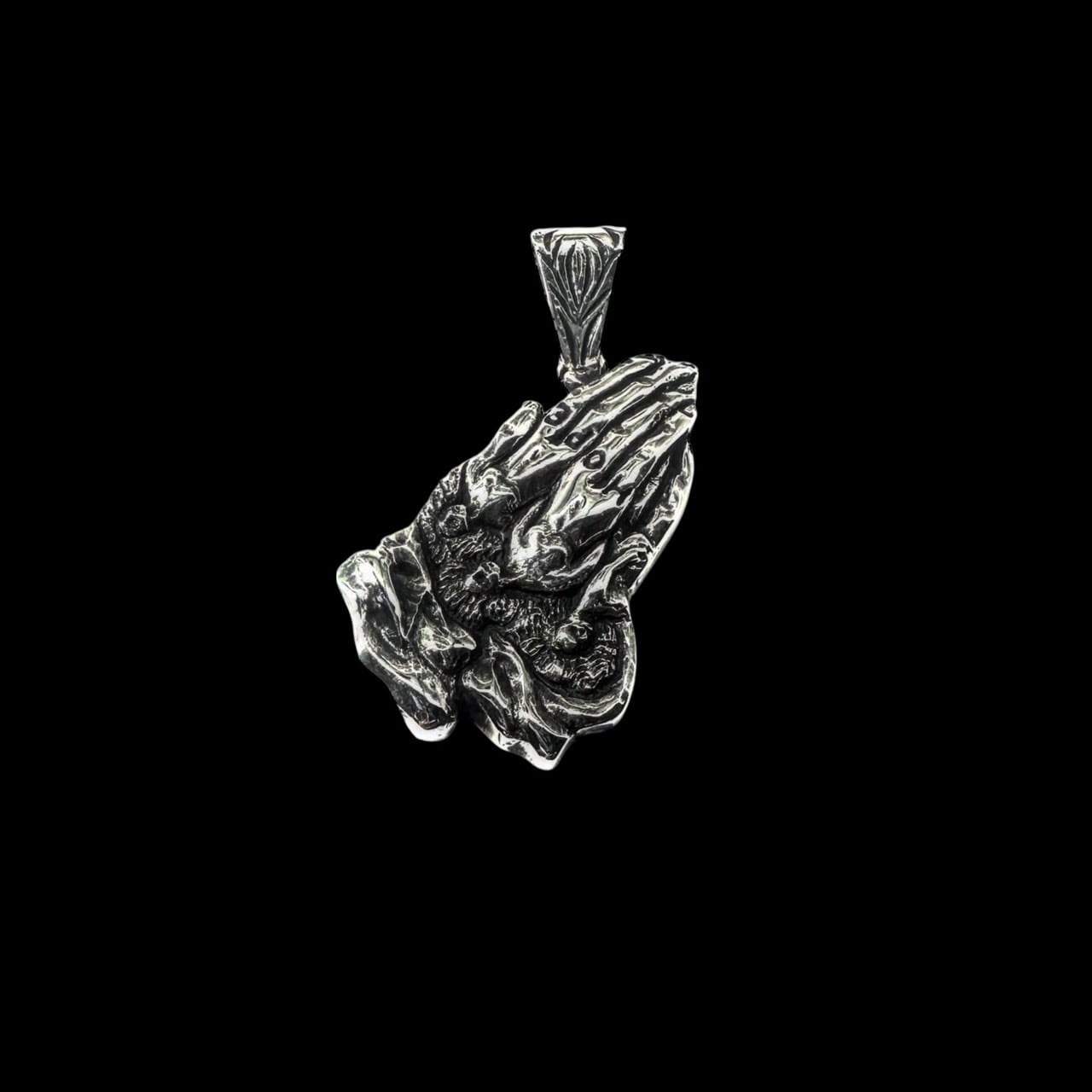 D.O.D × TATTOO STUDIO YAMADA ネックレス 山田蓮 D.O.D×TATTOO STUDIO YAMADA/ PRAYING HANDS NECKLACE | WHISKER