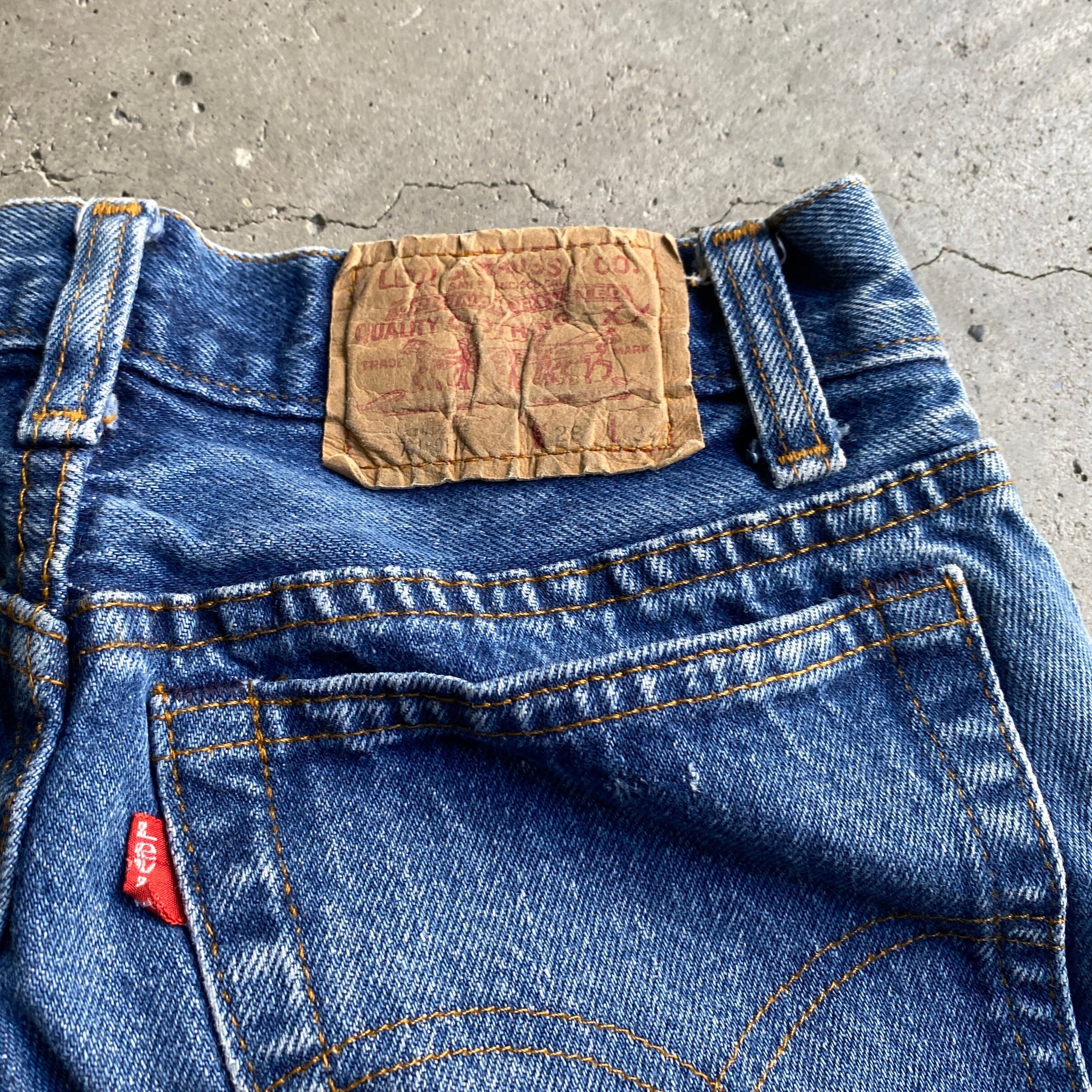 levis 701 ブラックストライプデニムvintage usa製